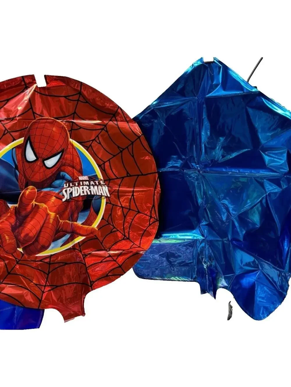 7pc Set Spiderman Foil Balloons - Birthday Party Decoration Superhero Theme